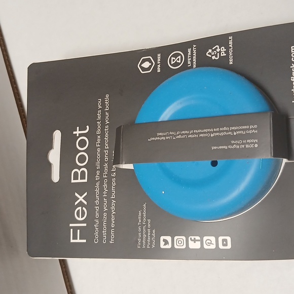 Hydro Flask Flex Boot blue fits 12 24oz nwt - Picture 5 of 5